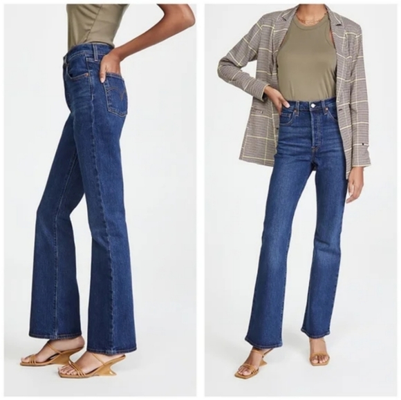 Levi's Ribcage High Rise Bootcut Jeans - Picture 9 of 16